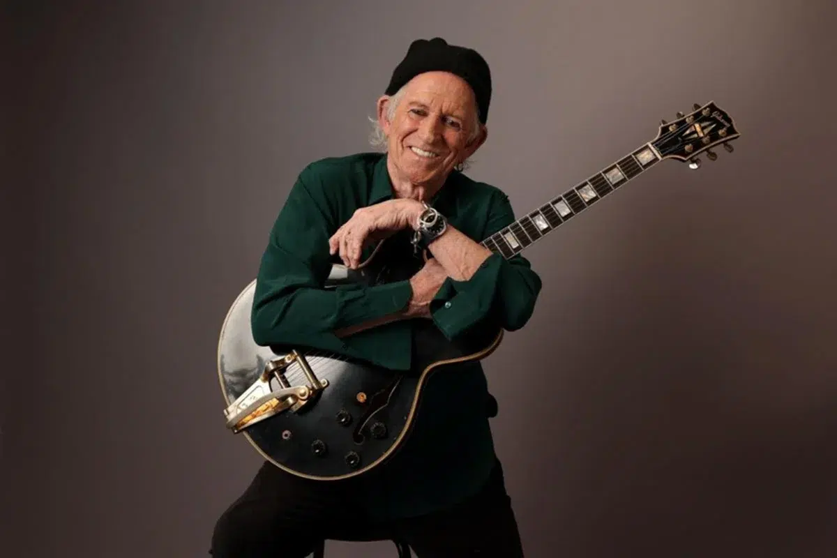 Gibson anunció una colaboración histórica con Keith Richards